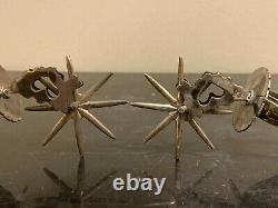 Paire Vintage De Sterling Silver Spurs 85 Grammes