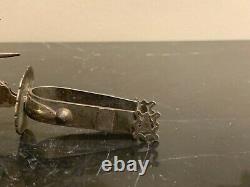 Paire Vintage De Sterling Silver Spurs 85 Grammes