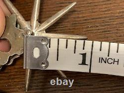 Paire Vintage De Sterling Silver Spurs 85 Grammes