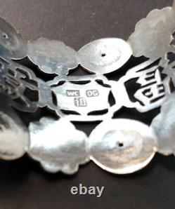 Paire Vintage Début 20ème Siècle Chinois Argent Napkin Rings