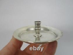 Paire Vintage Signé Cartier 925-1000 Sterling Silver Thin Taper Candle Holders