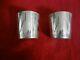 Paire Vintage Tiffany & Co Sterling Silver Mint Julep Cups # 22875 No Mono
