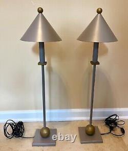 Paire Vintage de Lampes Buffet Robert Sonneman pour Kovacs