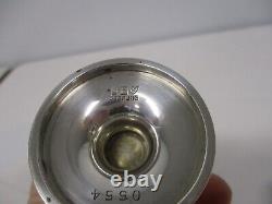 Paire Vtg M Fred Hirsch Jersey City Nj Sterling Silver Sel & Pepper Shakers 0554