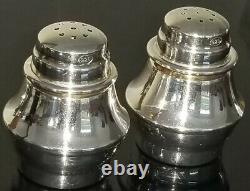 Paire Vtg Tiffany & Co Argent Sterling 925 Sel Et Poivre Shakers Made Germany