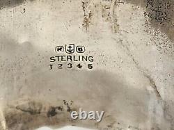 Paire d'anneaux de serviette en argent sterling GORHAM Vintage Antique #32345 (1) Mono Willis