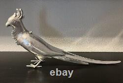 Paire de Pheasants en Argent Vintage des Années 70 WB Mfg WEIDLICH BROS 2256