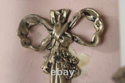 Paire de Sconces Vintage/Antiques en Cristal Français Électriques Magnifiques