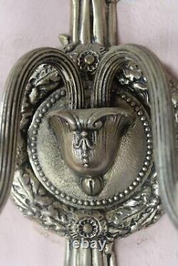 Paire de Sconces Vintage/Antiques en Cristal Français Électriques Magnifiques