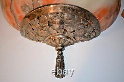 Paire de appliques murales en bronze argenté et alabastre Art Déco luminaires vintage