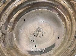 Paire de bougeoirs Fisher Silversmith en argent sterling pondéré Support 3 lumières #352