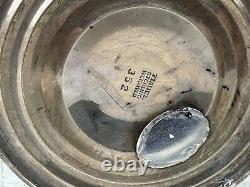 Paire de bougeoirs Fisher Silversmith en argent sterling pondéré Support 3 lumières #352