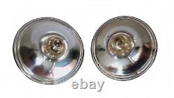 Paire de bougeoirs élégants en argent portugais 0.925 style vintage, 125 grammes