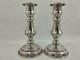 Paire De Bougeoirs En Argent 925 Magnifiques Vintage