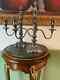 Paire De Bougeoirs En Argent Plaqué De Style Vintage Signés Pour La Décoration De La Maison