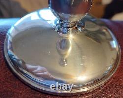 Paire de bougeoirs en argent sterling 9,25 Cartier 377 vintage avec poids