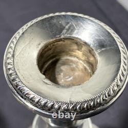 Paire de bougeoirs en argent sterling Duchin, lestés, années 1950