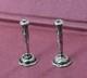 Paire De Bougeoirs En Argent Sterling Guglielmo Cini Miniatures De Maison De Poupée Vtg 112