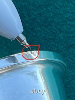 Paire de bougeoirs en argent sterling à 2 lumières de Fisher