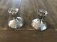 Paire De Bougeoirs En Argent Sterling Vintage Towle Renforcés 4 Livres