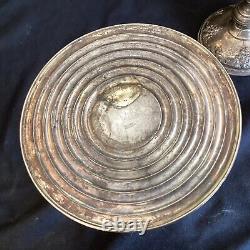 Paire de bougeoirs en argent sterling vintage Wallace Grande Baroque de 10 pouces