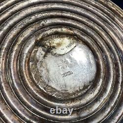 Paire de bougeoirs en argent sterling vintage Wallace Grande Baroque de 10 pouces