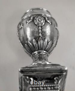 Paire de bougeoirs en argent sterling vintage de 1904 de Sheffield Fordham & Faulkner