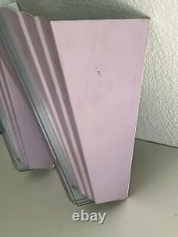 Paire de bougeoirs muraux ART DÉCO des années 1980 lumières LAMPES MCM