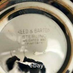 Paire de bougeoirs vintage en argent sterling Reed & Barton