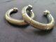 Paire De Bracelets En Argent Vintage Assortis De 236 Grammes