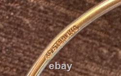 Paire de bracelets vintage en argent sterling des Caraïbes avec des cabosses de cacao 22g/pair