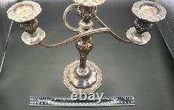 Paire de candélabres VTG International Silver Company modèle COUNTESS Exquis
