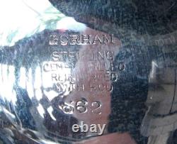 Paire de candélabres en argent sterling Gorham vers 1930.