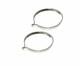 Paire De Clips De Pantalon Vintage Chromés Pour Vélo, Argent, Old School, Rétro
