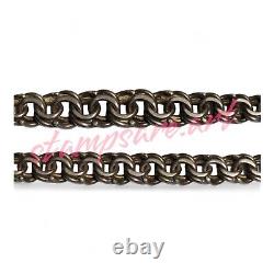 Paire de colliers en argent vintage, estampillés 800 (80% argent)