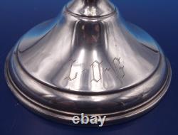 Paire de compotes/bougeoirs en argent sterling vintage par Preisner 724