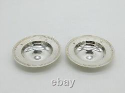 Paire de plats de l'Armada en argent Britannia Vintage 1977 Londres Comyns & Sons