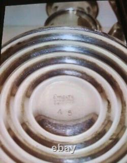 Paire vintage de bougeoirs Empire Silver Company en argent sterling .925