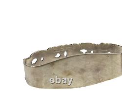 Paire vintage de serviettes en argent sterling Brodrene Mylius Tele 830s