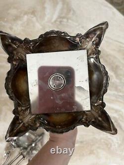 Paires de bougeoirs vintage 2 en argent sterling 13 26,2 oz ornés