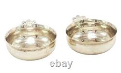 Porringer en argent sterling M. FRED HIRSCH CO INC. Sterling 1920-1945 Paire Vintage