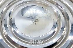 Porte-bougies en argent sterling Mueck-Carey Pr (2) lestés vintage 4-1/4