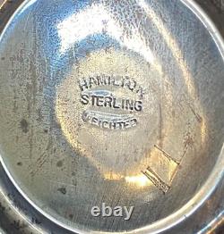 Sterling Silver Vintage Paire De Porte-bougie Hamilton