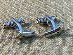 Super Paire De Stylo De Fontaine Mont Blanc Vintage Nib Cufflinks