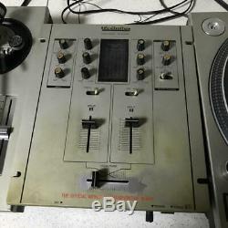 Technics Sl-1200 Mk3d Argent Paire Direct Drive Dj Turntable Vintage Rs