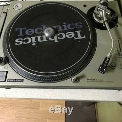 Technics Sl-1200 Mk3d Argent Paire Direct Drive Dj Turntable Vintage Rs