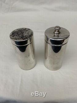 Tiffany & Co. En Argent Sterling Paire De Beaux Vintage Salt & Pepper Shaker