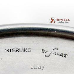 Vieilles Bougies Paire Saart Brothers Argent Sterling 1940