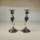 Vintage. 925 Towle Argent Sterling Support De Bougie Alourdi 7,5 Paire