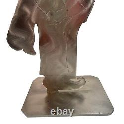 Vintage Amy Hess Paire Éléphant Dans Un Tuxedo Métal Sculpture Candelabra Grand Htf